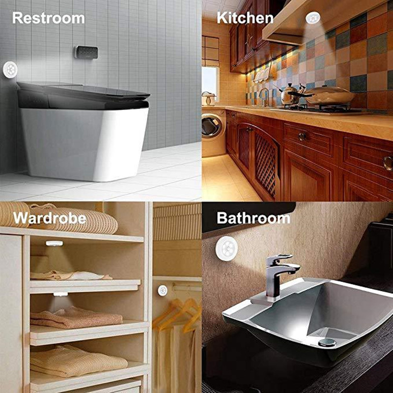 PIR Body Motion Sensor Activated Wall Light Night Light Induction Lamp Closet Corridor Cabinet led Sensor Light