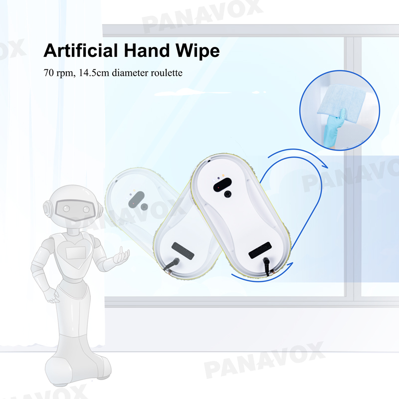 Path Planning Window Cleaner Robot 72W AC110 - 240V Intelligent Window Cleaning Robot