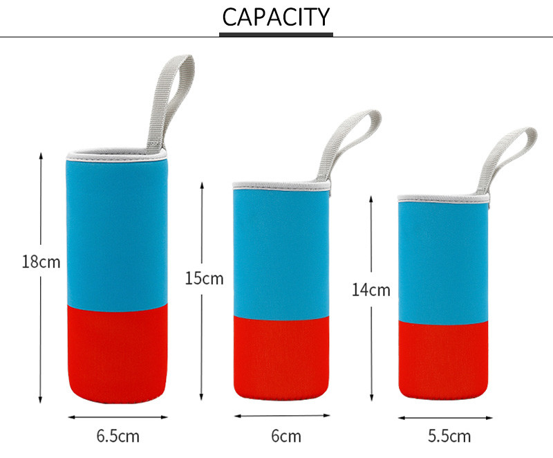 Sport Water Bottle Cover Neoprene Insulator Sleeve Portable Keep Cool