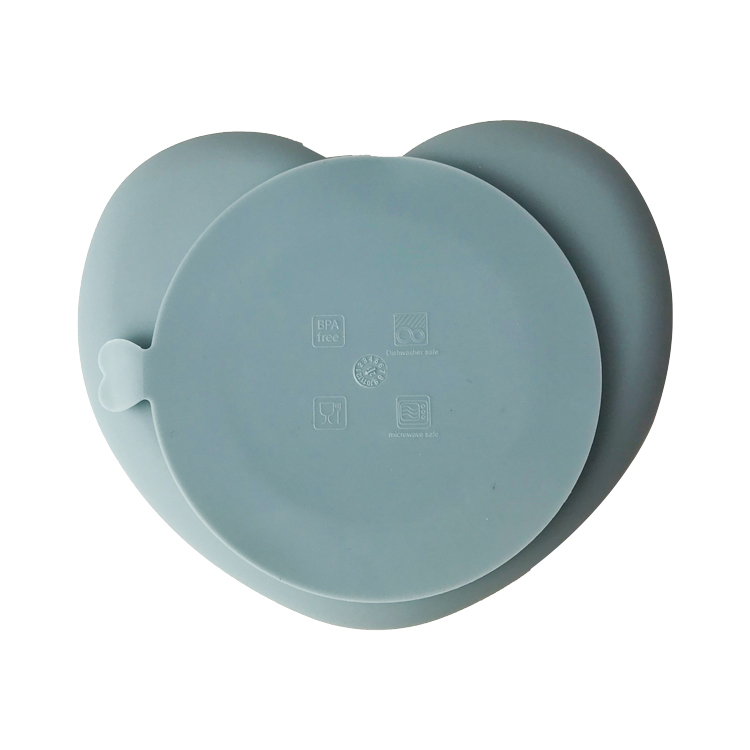 Baby Feeding Set Plate For Fruits Factory Price Customized Heart Shape Bpa Free