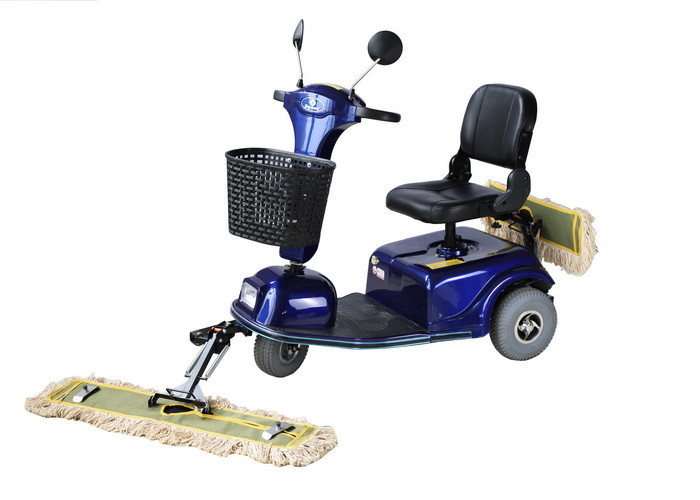 BS3900 Plastic Floor Cleaning Dust Cart Scooter Handle Speed Control
