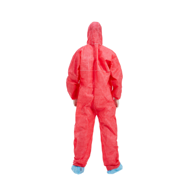Type 4/5/6 Disposable Protective Coverall With Shoe Cover