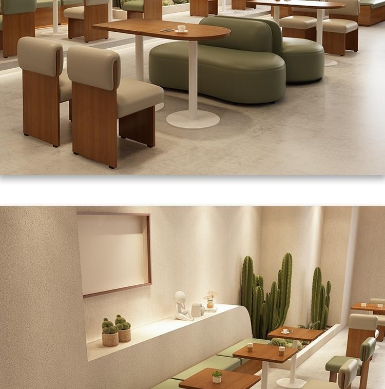 High End Besopke Leisure Sofa Coffee Table Free Combination Set Green Beige Color