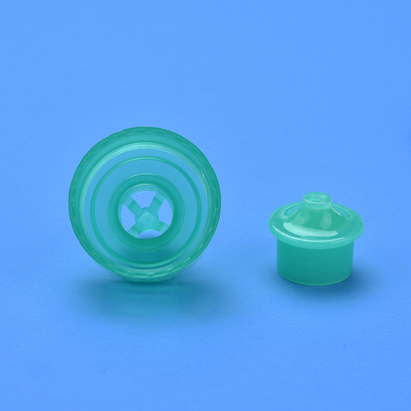 Pink Smooth Closure Plastic Nozzle Cap , 28mm Push Pull Cap