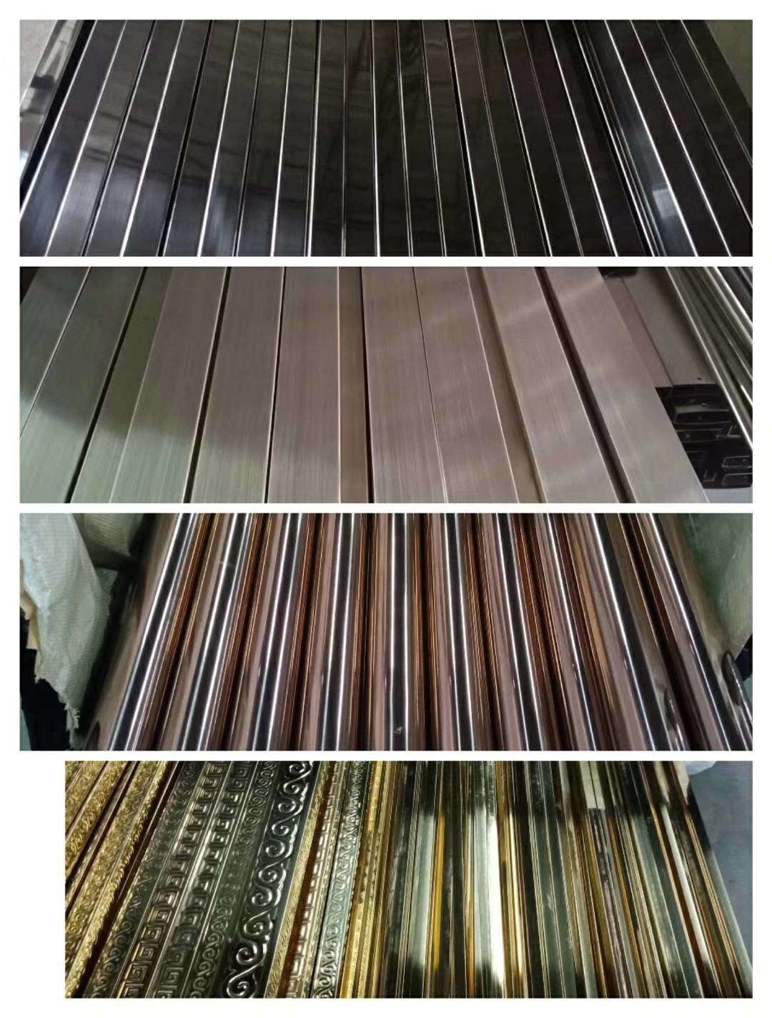 Rose Gold Sus304 Pipe