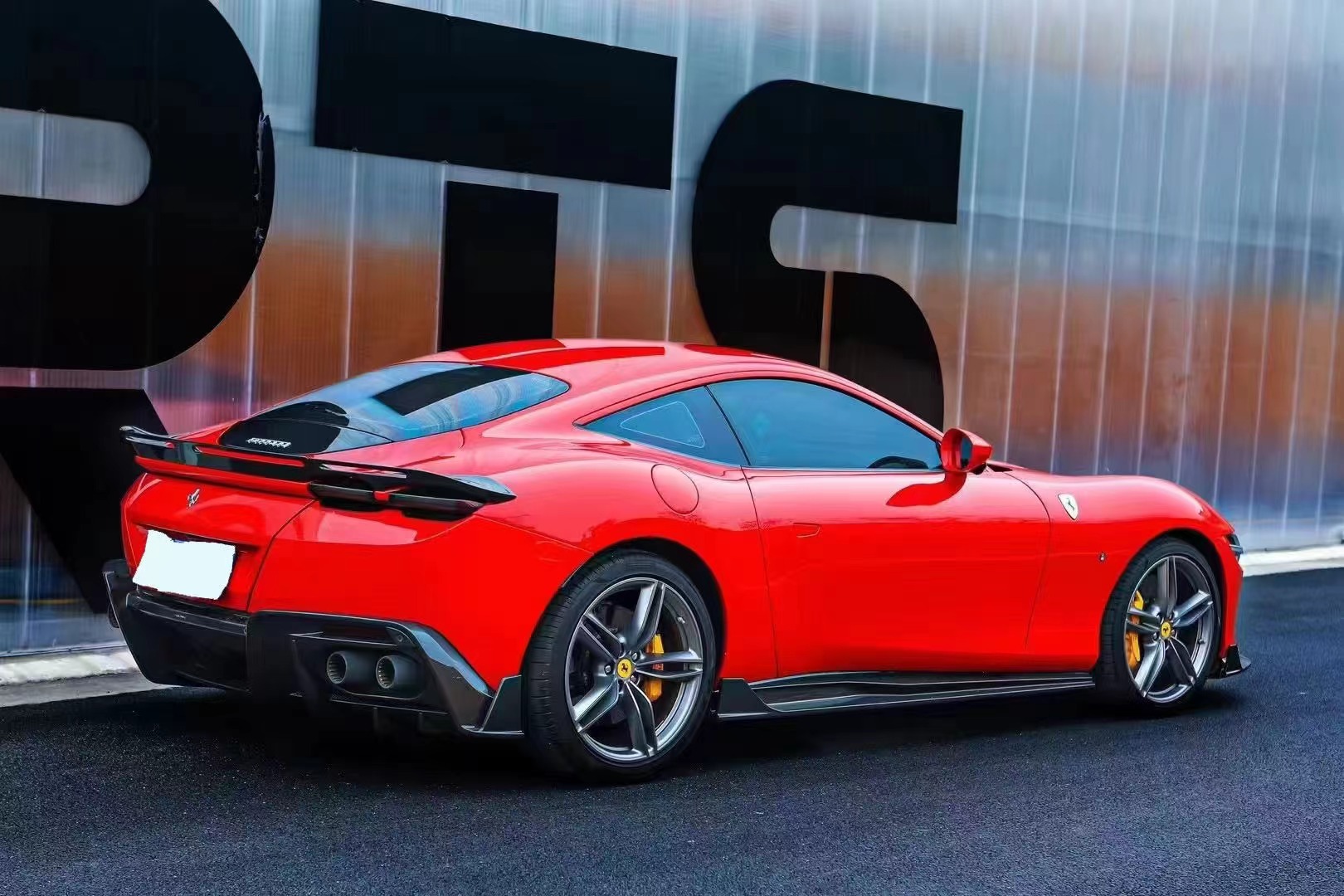 Ferrari Roma Body Kit Spoiler Msy Style 2020 Carbon Fiber Spoiler Wing