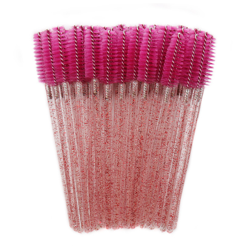 Glitter Eyelash Extension Accessories Crystal Mascara Wands Brush
