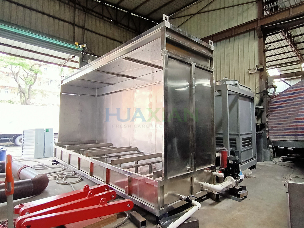 3.6 Ton Chilled Water Precooling Hydro Cooler For Zucchini, Green Beans And Cucumbers