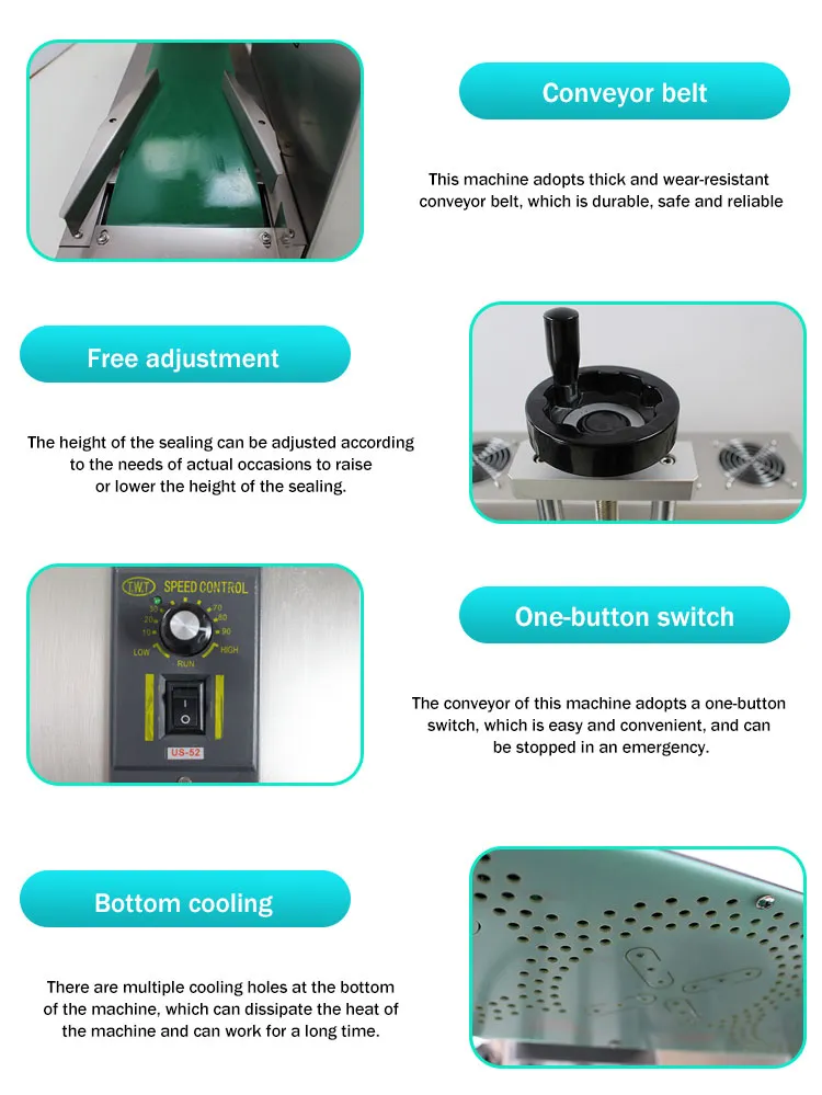 Glass Bottle Small Automatic Induction Aluminum Heat Sealing Machine for Plastic Bottle