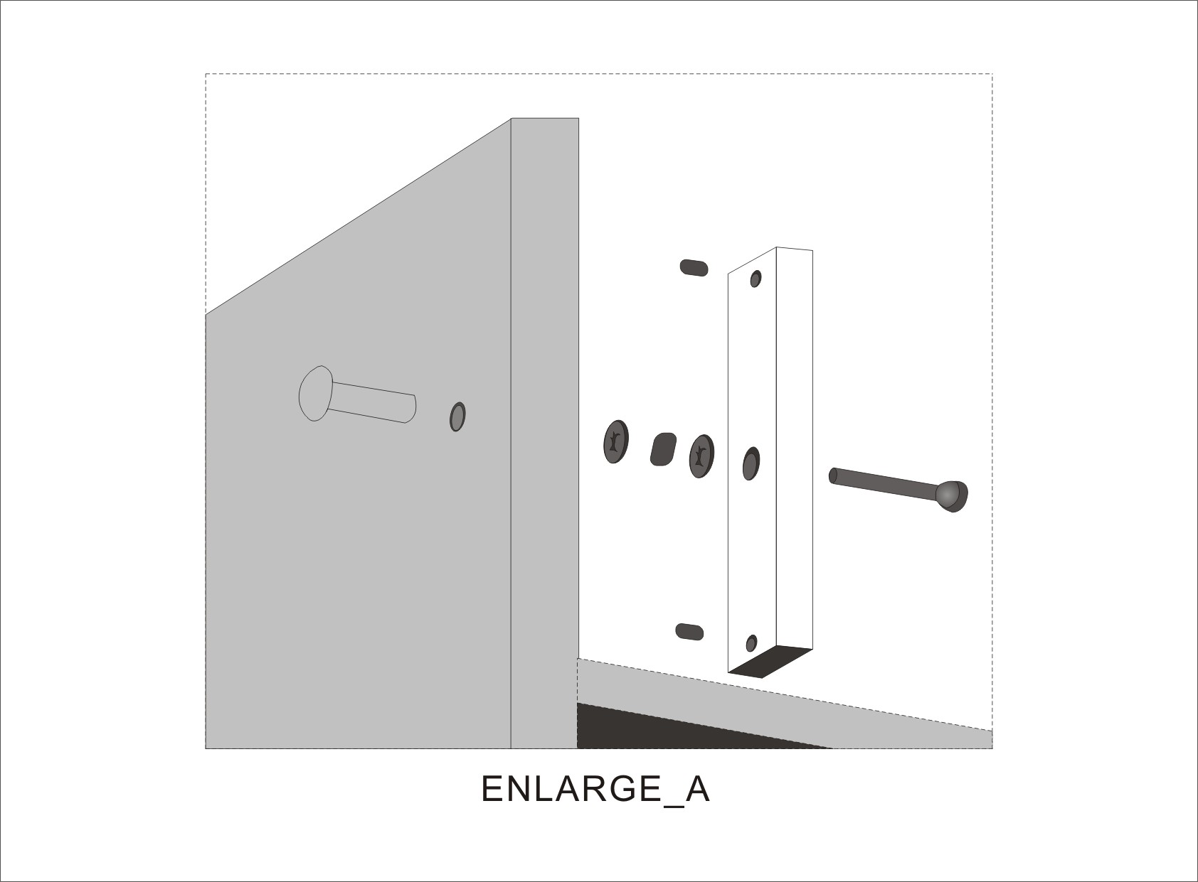 Access Control Magnetic Lock Suitable For Mini Cabinet / Child Proof Door Locks