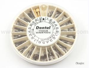 Buy cheap Metal oral dental post and core , tooth implant screw ISO CE standards product