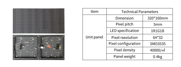 Easy Install P5 Indoor LED Screen Panel Customized With SMD2121 LED Chip