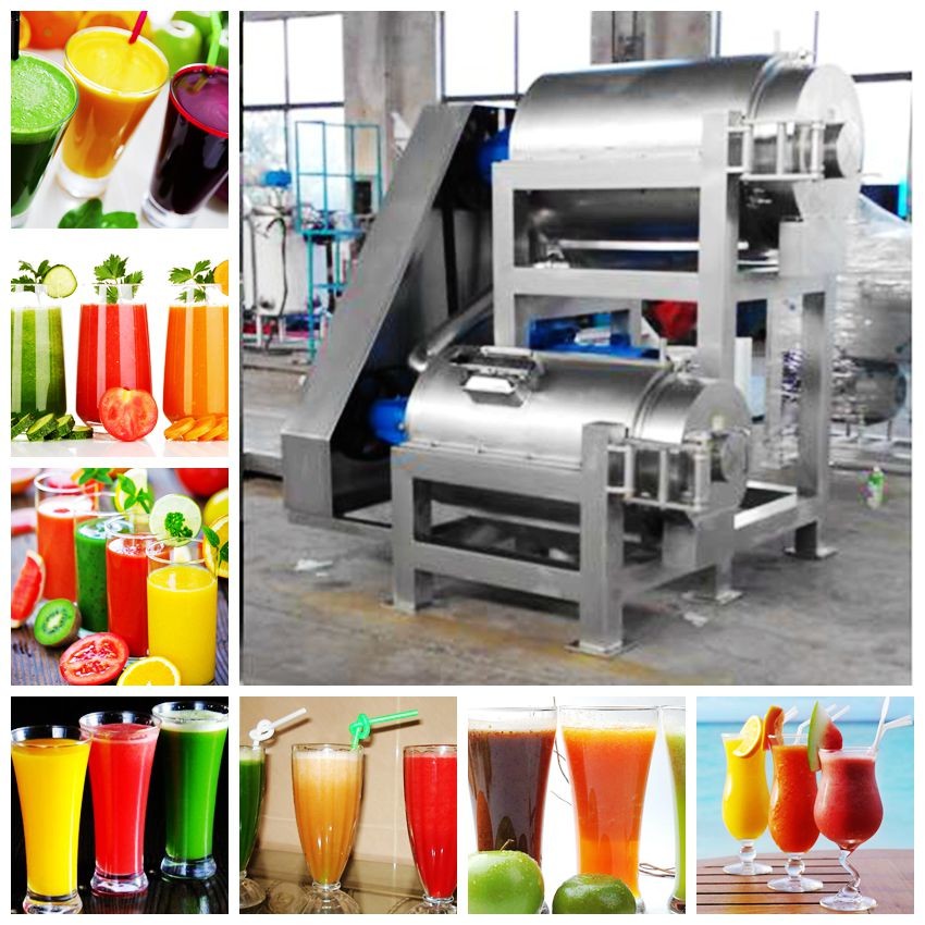 Single And Double Channel Fruit And Vegetable Extractor Beater Machine High Effiency