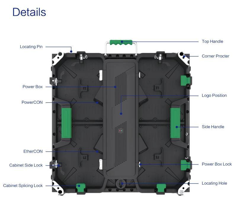 P2.6 P2.9 P3.9mm P4.8 Indoor Led Video Wall Sign Board Display SMD Full Color Rental Led Panels Screen Indoor Led