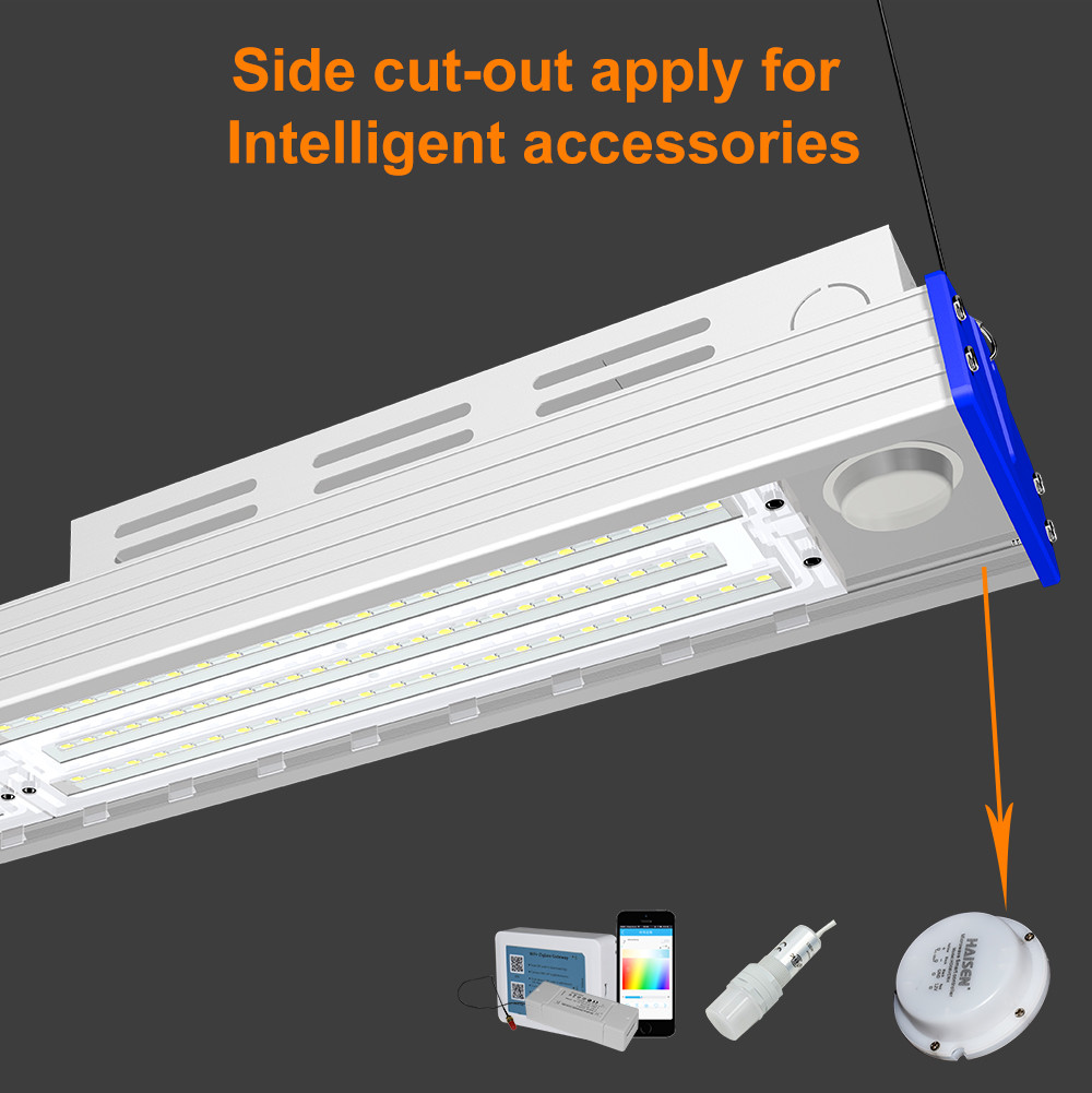IP54 50W Solar Powered Outdoor Lights 100W 150W 200W 250W LED Linear High Bay Light