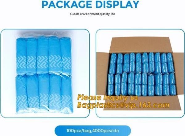 Disposable nonwoven shoe covers plastic rain waterproof shoe cover nonwoven