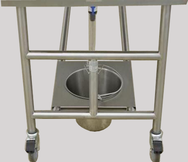 High Quality Stainless Steel Material Mortuary Trolley With Cover For Funeral Service Equipment