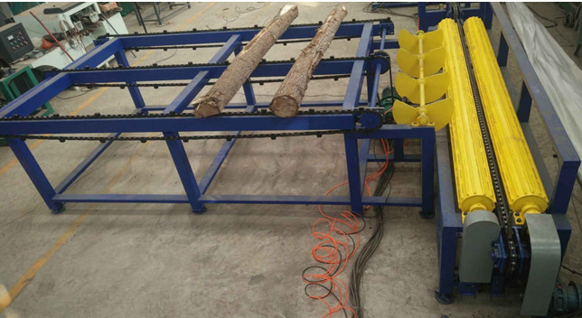 Log production line Multirip Saw Machine multiple blades ripsaw for log diameter 500mm