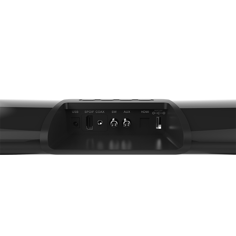 Powerful Home Theaters FM Radio Soundbar Led Tv Sound Bar 2.0 Speaker With Bass