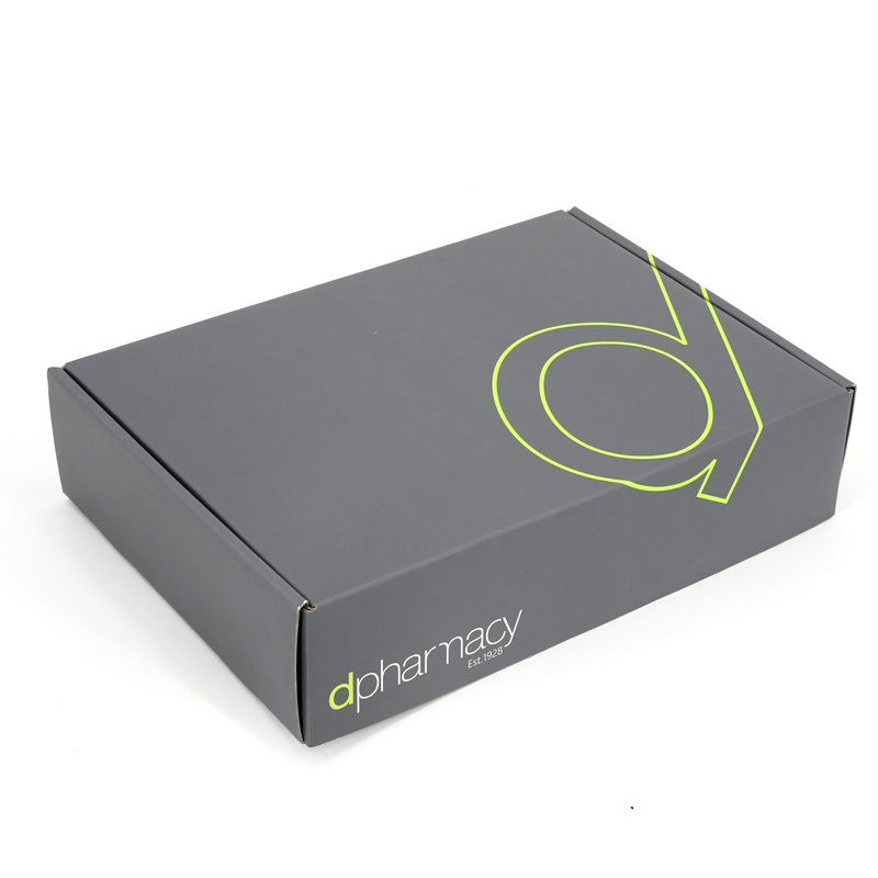 10x5x5 Corrugated Cardboard Folding Boxes Shipping Packaging With Logo Customized Order