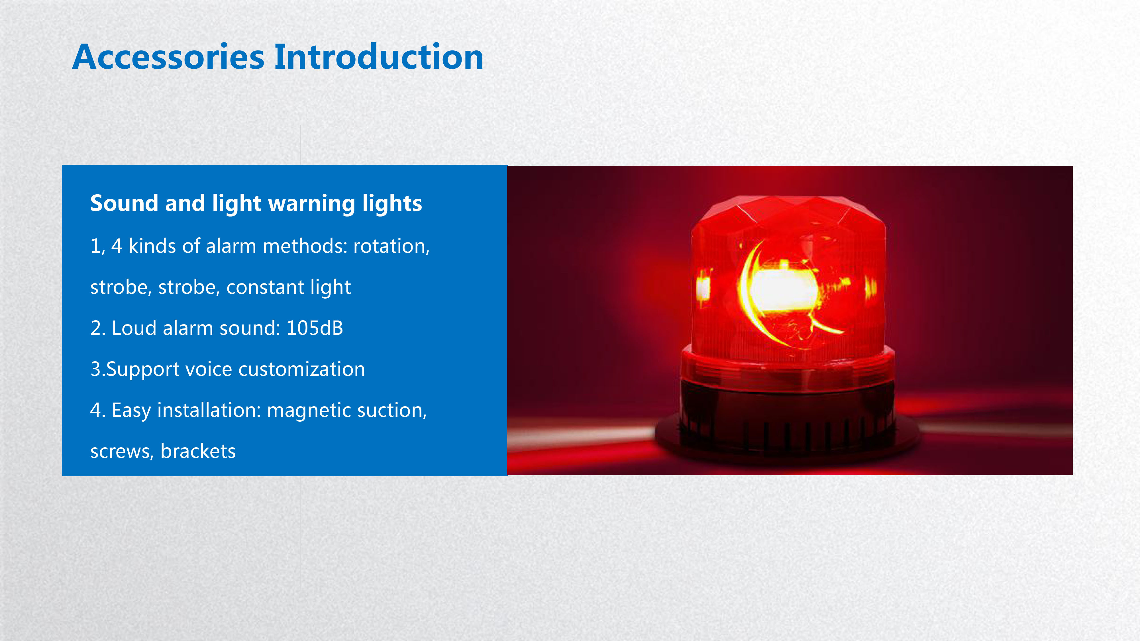 Forklift Collision Avoidance UWB 10W LED Warning Light