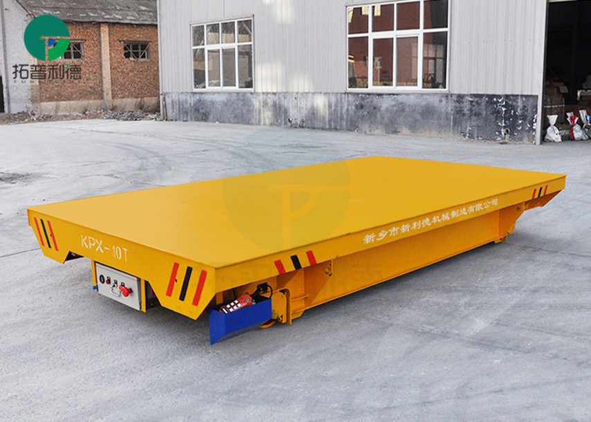 Large Capacity Electric Powered Automatic Shipbuilding Goods Transport Transfer Trolley On Track