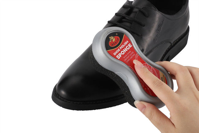Shoe Shine Sponge Dumbbell Shaped Leather Shoes With Polished Shoe Polish Shining OEM