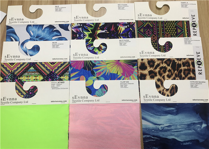Lycra Watersport Swimsuit Recycled Nylon Fabric 200gsm-210gsm Chlorine Resistance