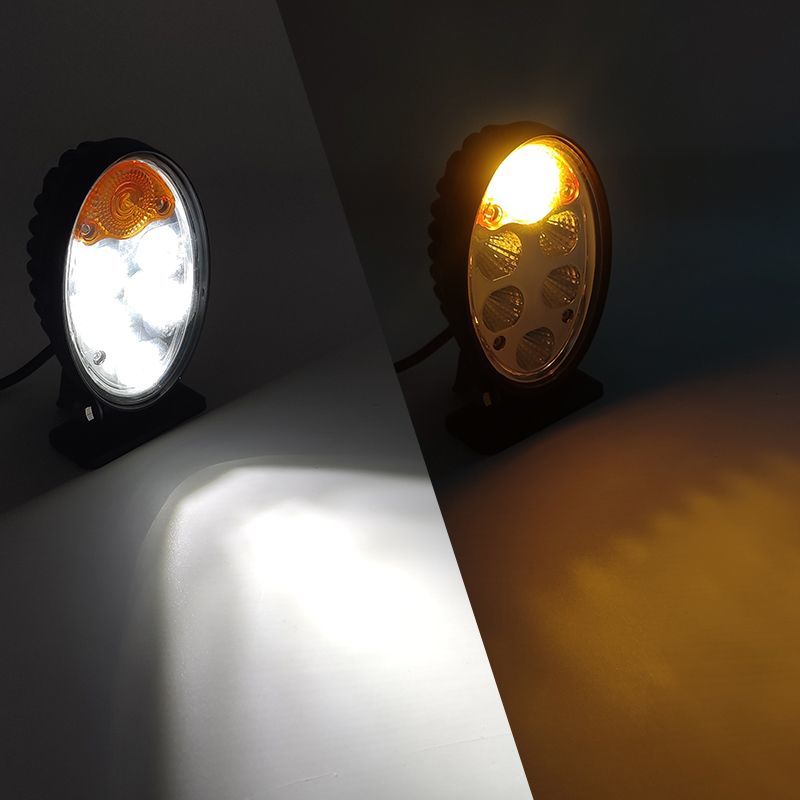 Forklift Tractor 36W Universal LED Headlight Turn Signal Oval LED Working Light