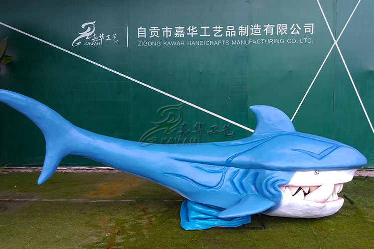 Artificial Fiberglass Whale High Durability With Excellent Anti Fading Ability