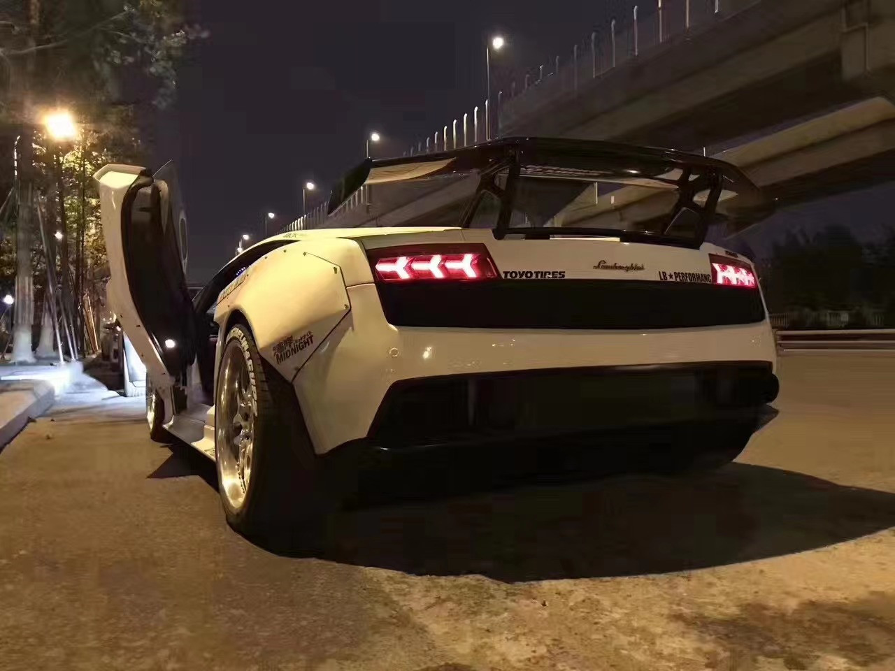 New Product for Lamborghini Gallardo LP550 LP560 LP570 Body Kit Gallardo LB Style Wide Bodyki