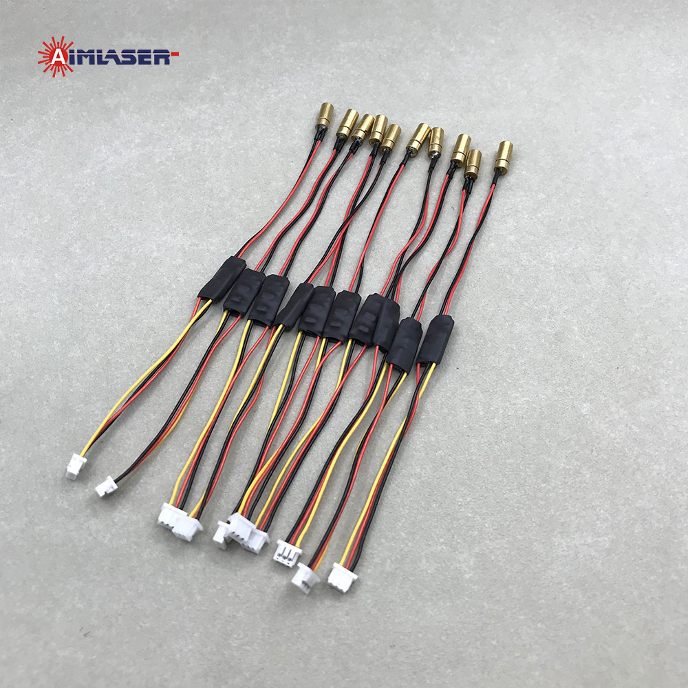 3.3x8.0mm Mininature Laser Diode Module 650nm 1mW Customizable for Gun Laser Sight and Grip Small Laser Head