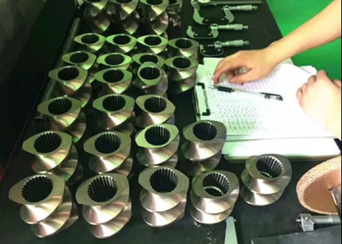 STS 65 Plastic Wood Extruder Screw Elements Dimensional Stability