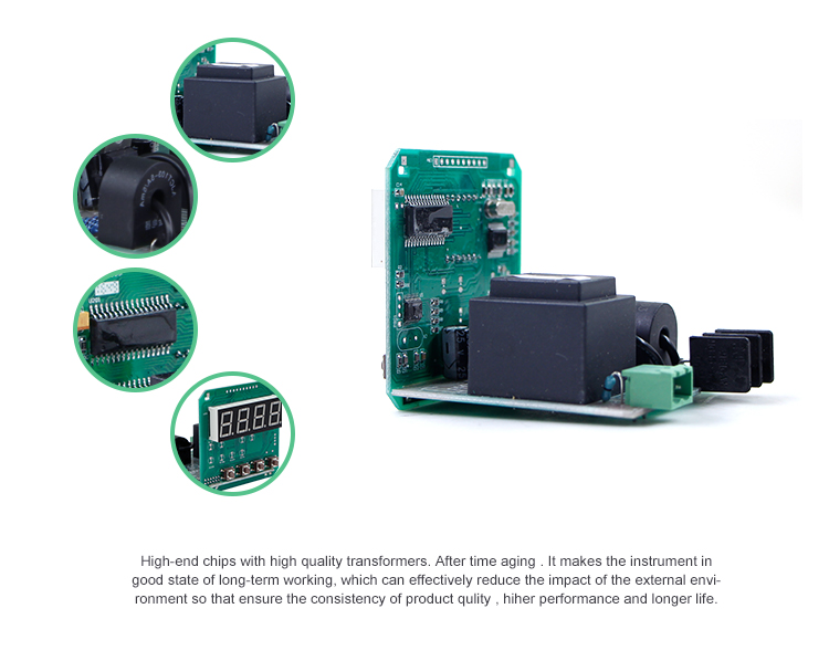 80*80 Single phase ampere meter/current panel meter for distribution box