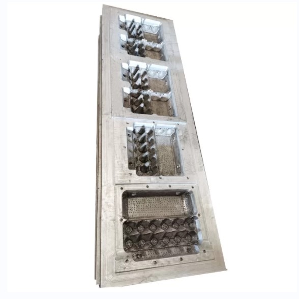 Automated Waste Paper Molded Pulp Egg Tray Production Line With PLC Control Egg Crate Egg Carton / Box Making Machine