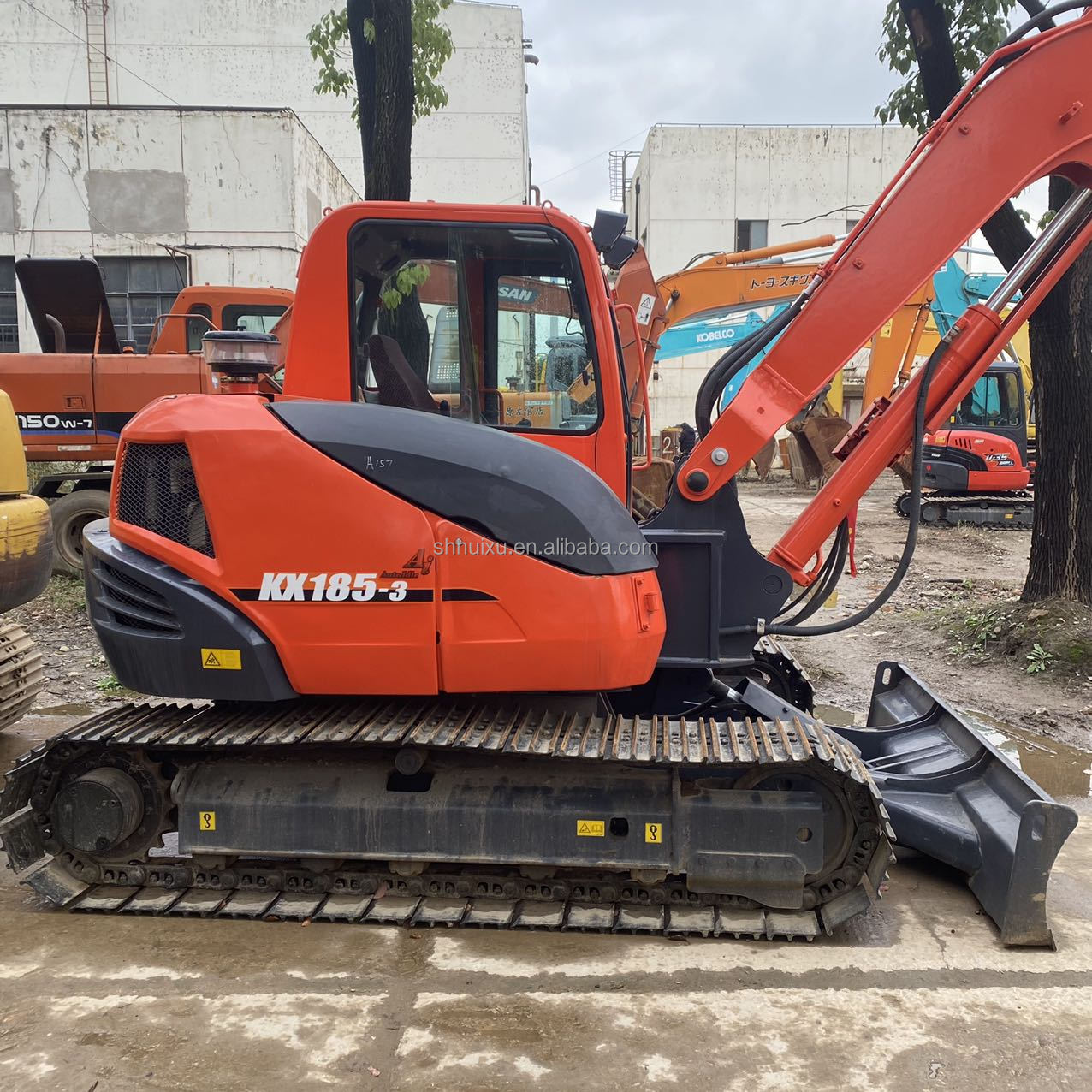 used mideum size excavator kubota185/ready to ship second hand excavator Kubota 185 on sale