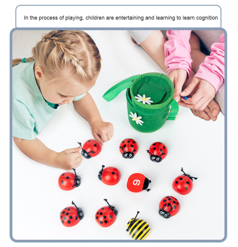 Nontoxic Wooden Montessori Mathematical Toys For Toddlers
