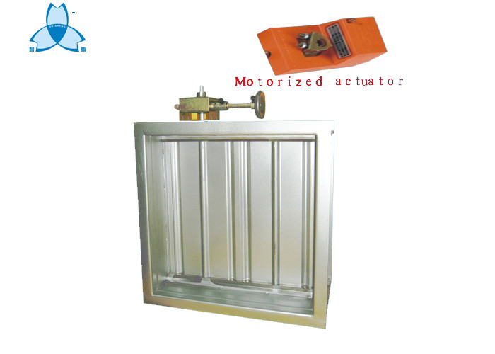 Automatic Opposed Blade Hvac Air Duct Damper Core Section Easy Installatio