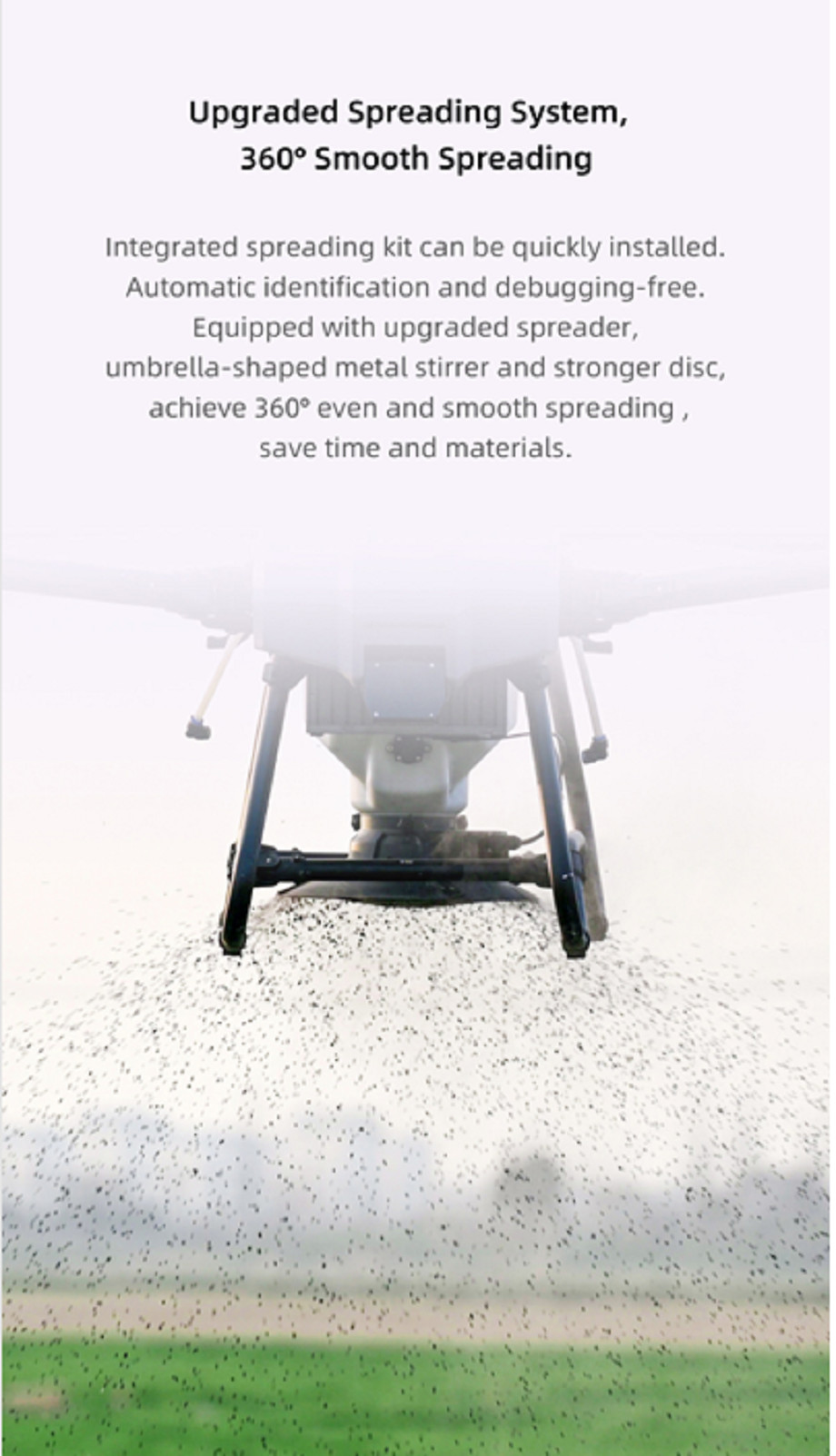 Z50P 50kg Load Agricultural Drones Solution Under Z Series Equipped With Large-Flow Impeller Pumps And Water-Cooled Centrifugal