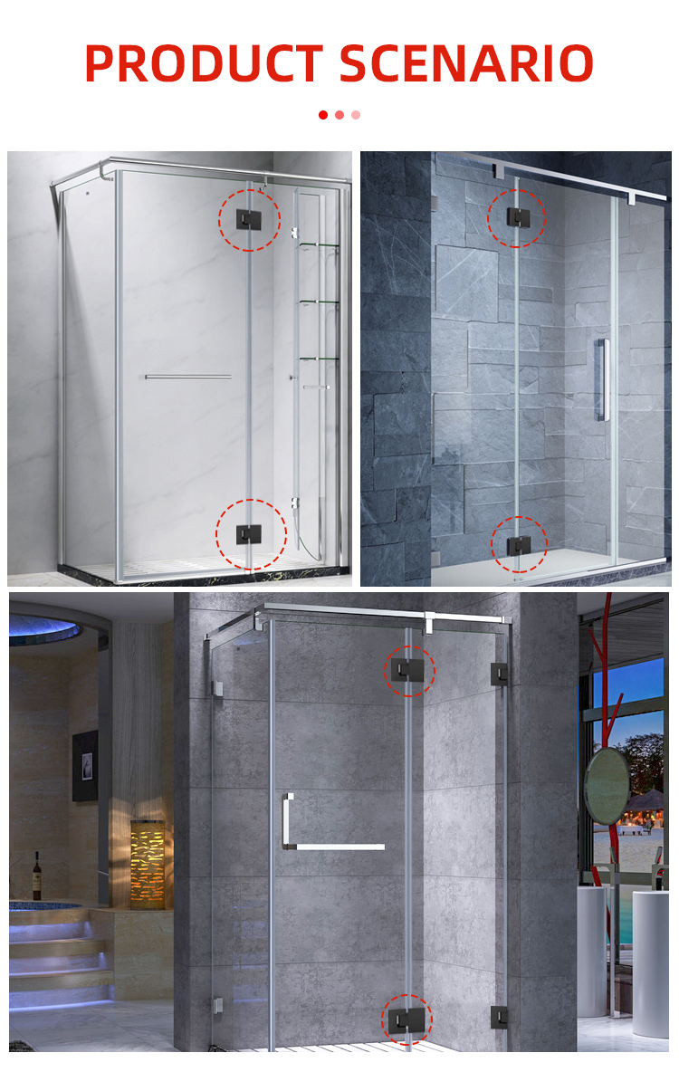 Enhance Your Shower Experience with Satin Steel 180 Degree Glass to Glass Door Hinge