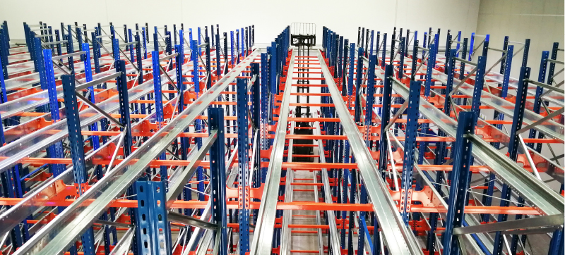 Radio Shuttle Pallet Racking Pallet Runner Rack Warehouse Storage Rack