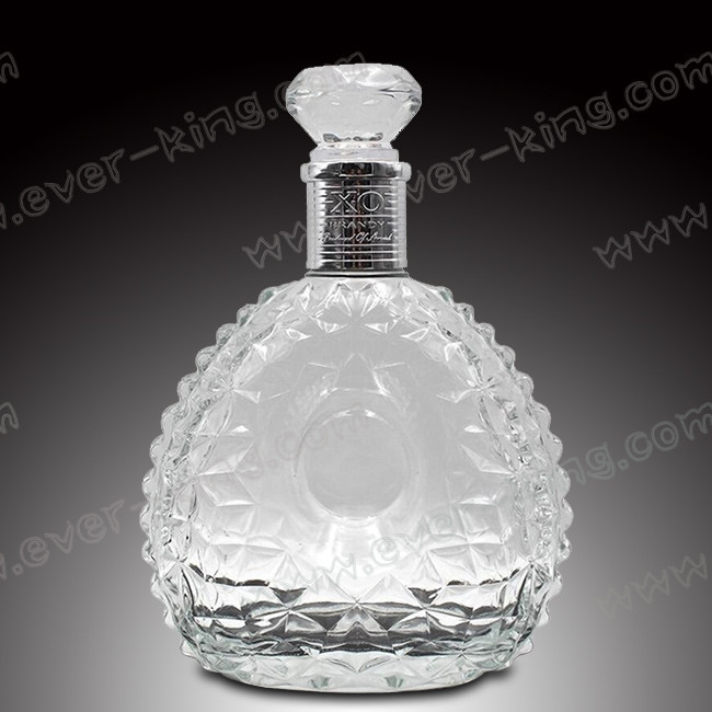 Custom High End FDA 1500g Brandy Glass Bottle