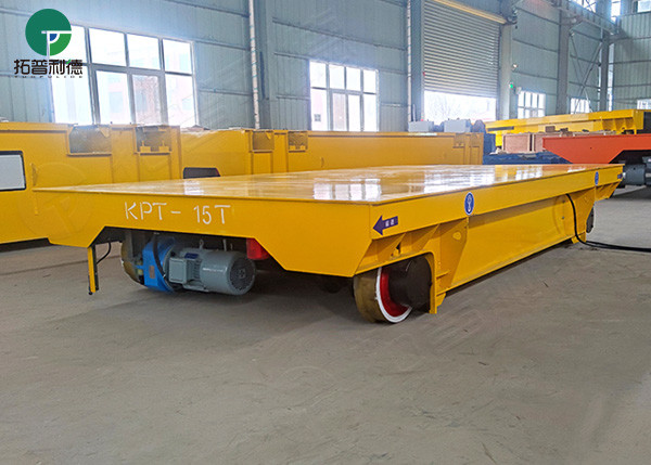 electrical heavy pipe handling trolley on rails