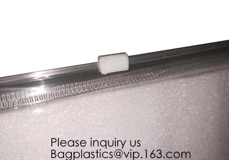 Frosted Plastic EVA Garment Packing Bag Suit Clothes Bags With zipper slider,Luxury design EVA cosmetic packaging bag wi