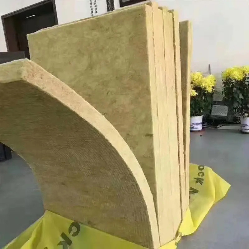 Stone Rock Wool Fireproof Non corrosive Rockwool Fireproof Insulation