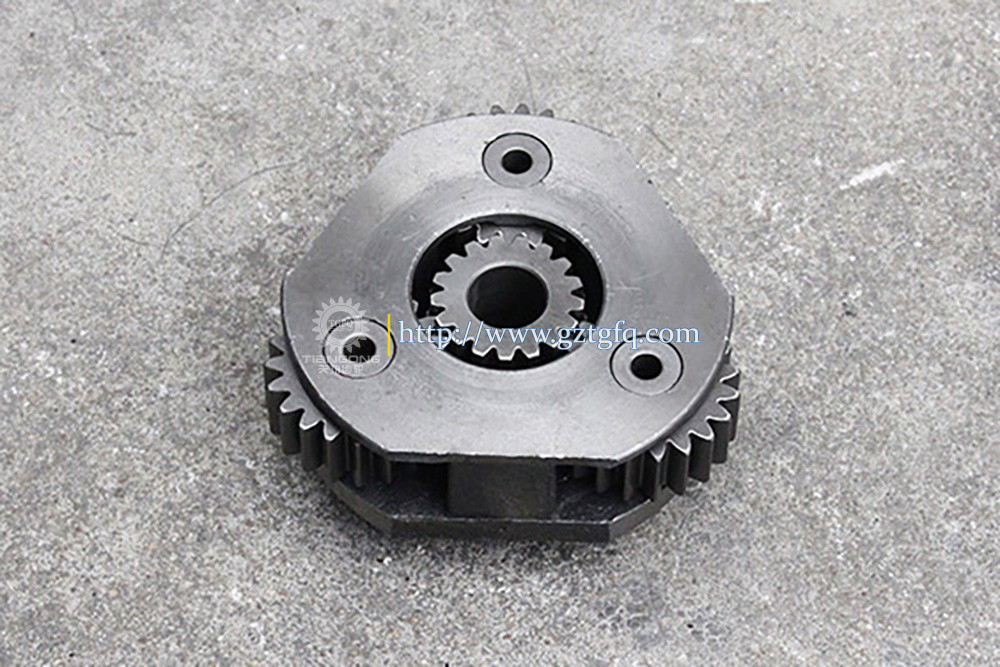 SK60-5 Swing Drive Part Excavator Swing 1st 2nd Stage Planet Carrier With Sun