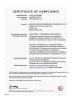 Changzhou Aidear Refrigeration Technology Co., Ltd. Certifications