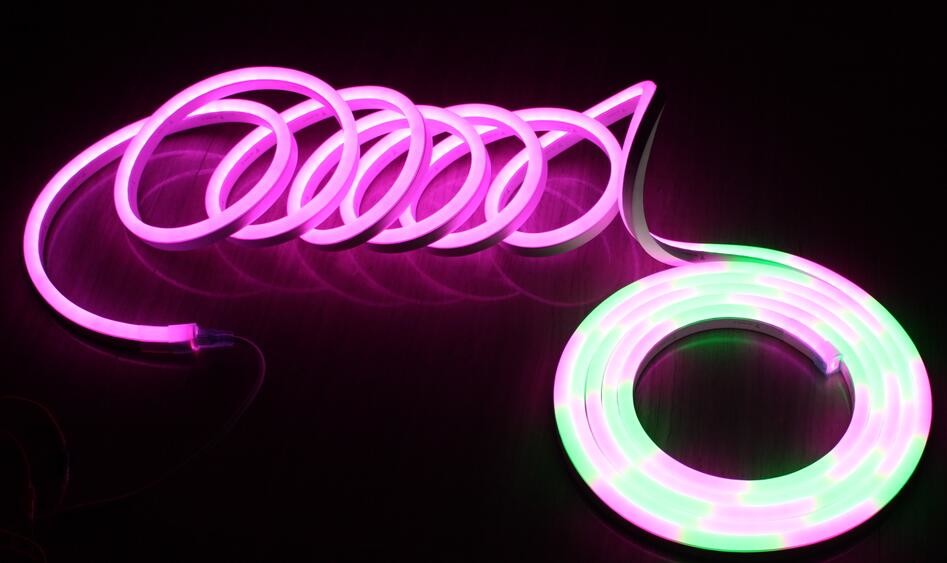 50m Roll led neon strip flexible light 24v rgb digital