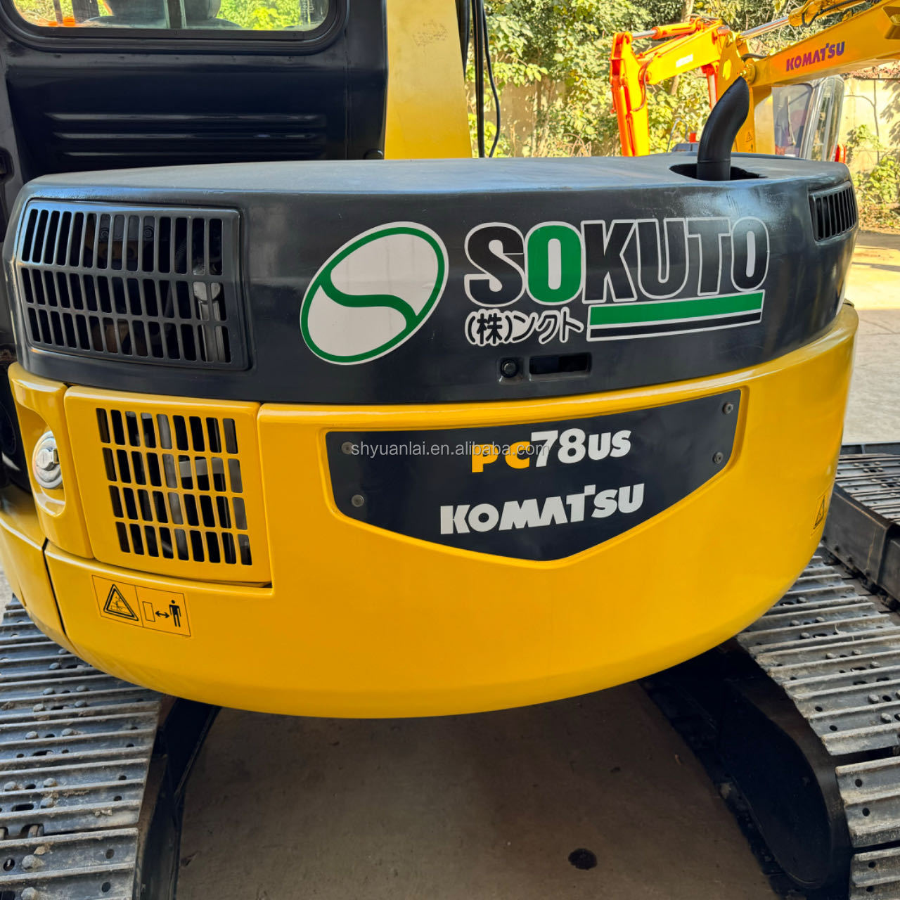 Original Hydraulic Cylinder Second Hand 8 Ton Komatsu PC78US Excavator in Good Condition