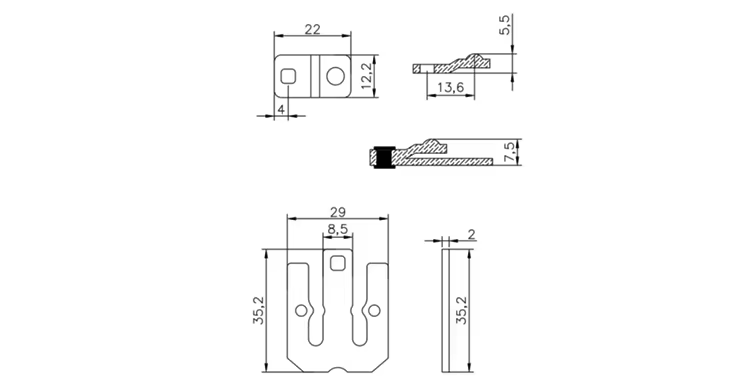 20kg Accuracy 5g Half Bridge Load Cell Sensor For Full Customization Medical Baby Scale Kid Scale
